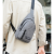 Foreign Trade Hot Sale Men's Fashion Convenient Casual Chest Bag Oxford Cloth Sports Travel Chest Bag Cashier Messenger