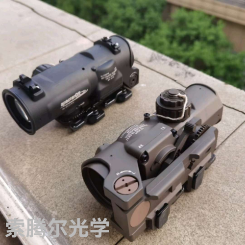 1-4x locomotive head 1.5-6 times speed aiming one-to-one reduction real iron anti-seismic telescopic sight