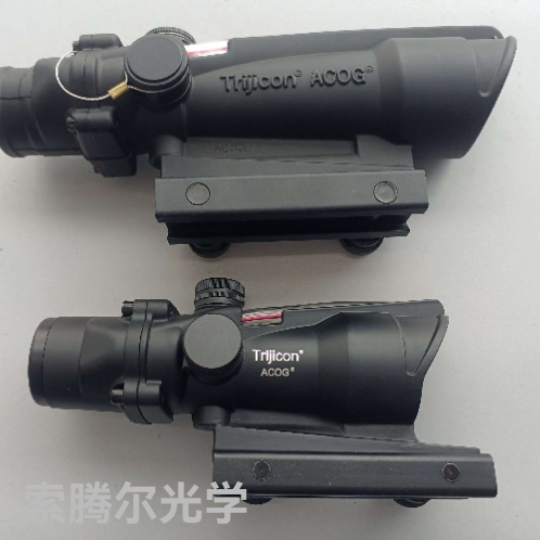 4x32acog small conch real optical fiber hd lens laser sculpture telescopic sight export high quality