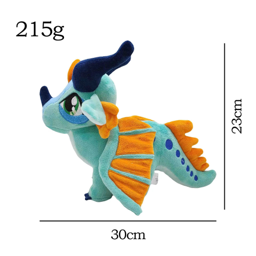 cross-border wings of fire dragon blue big eye dragon stuffed toy dinosaur doll doll