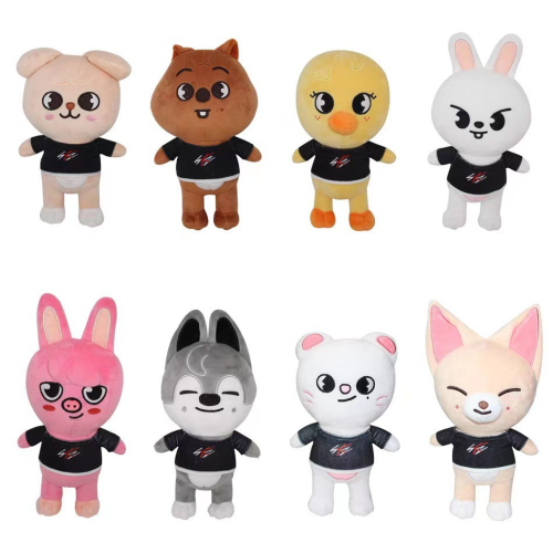 in stock cross-border new arrival skzoo doll plush toy leeknow hyunjin gift for stray children