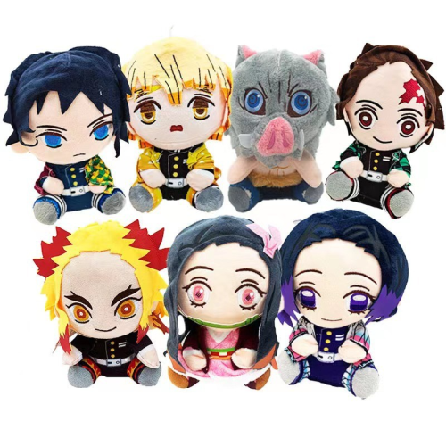 provide ce，cpc in stock cross-border anime 7 sitting kimetsu no yaiba tanjirou nezuko dolls