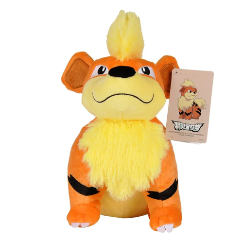 growlithe genuine pokemon plush toy children doll doll pikachu pokémon pet elf