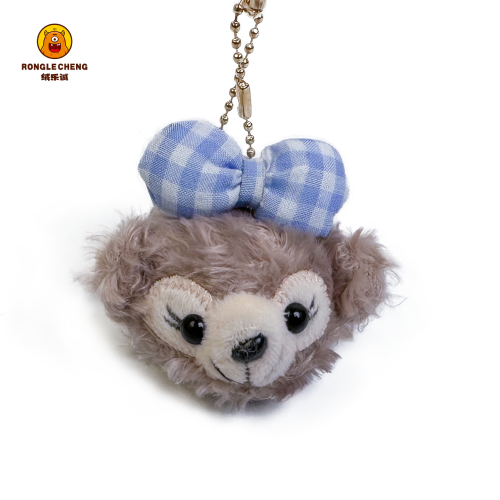 大头娃娃挂件可爱丸子头炸毛棉花娃娃挂件公仔毛绒钥匙扣生日礼物