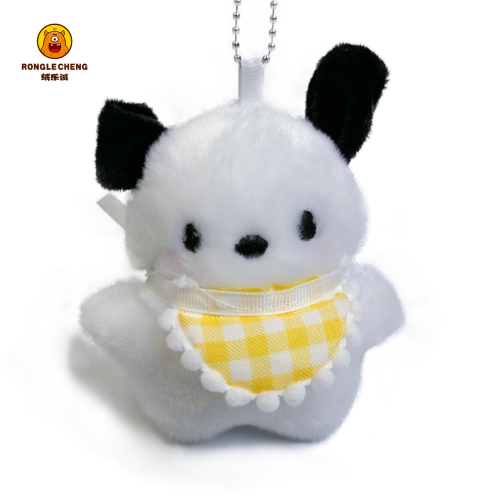 卡通毛绒帕恰狗钥匙扣公仔挂件日系玩偶包包挂饰四寸抓机娃娃