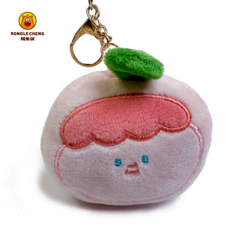 小红书爆款可爱丸子头炸毛棉花娃娃挂件公仔毛绒钥匙扣生日礼物女