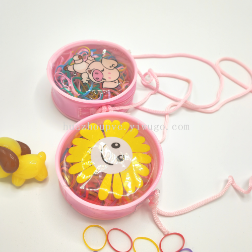 厂家直销PVC可爱迷你配饰玩具饰品化妆品日用品圆形包装袋