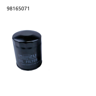 China factory wholesale auto spare parts car oil filter for ISUZU cars OEM 98165071 8981650710