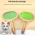 Soododo XDL-90401 Pet comb cat grooming hair removal needle comb dog color bamboo hair massage comb pet supplies wholesale