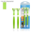 Soododo XDL-001 Cross-border pet toothbrush set Oral Cleaning Care Plastic Products Cat Medium dog Cat three-headed dog toothbrush