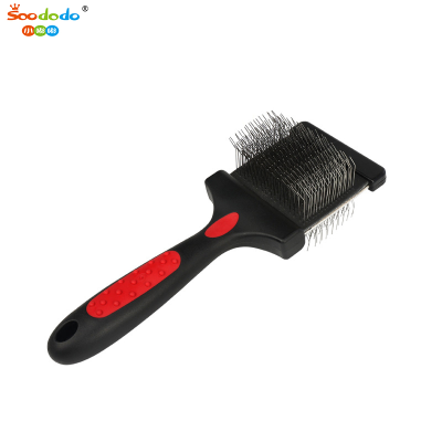 Soododo XDL-91926 Pet comb Dog double-sided needle comb Cat comb pull hair open knots to remove floating hair Beauty hair removal comb Pet supplies