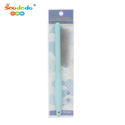 SoododoXDL-Pet comb Feel Paint row comb Cat comb Beauty Knot removal Flea comb Dog comb Pet supplies