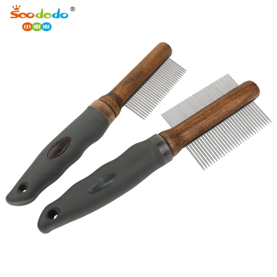 SoododoXDL-90608Pet comb Cat solid wood row comb dog knot to float hair beauty tools pet supplies wholesale