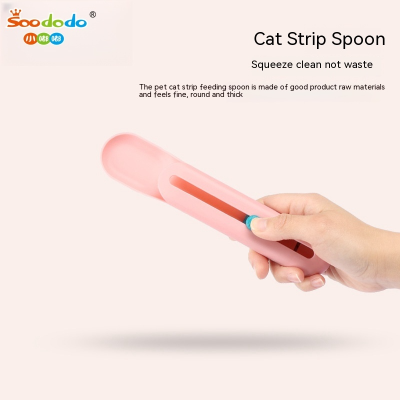 SoododoXDL-93674Cross-border new Cat Strip squeezer Liquid snack feeder Pet canned spoon Pet supplies wholesale