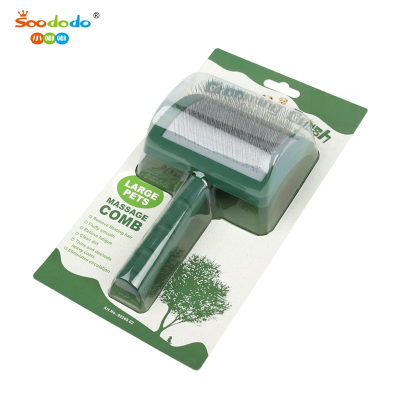 SoododoXDL-Out of stock Pet comb Dog grooming needle comb Cat and dog comb knot pulling comb hair removal comb pet supplies