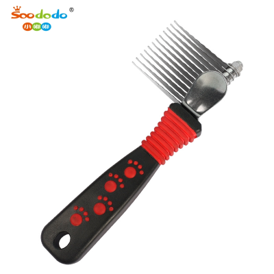 SoododoXDL-91904Pet knotting knife Removing hair Cleaning floating hair comb knotting comb for cats and dogs pet supplies
