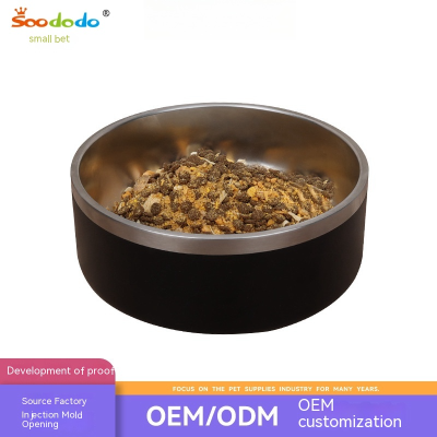 SoododoXDL-0015Pet bowl custom factory Round dog and cat food can be customized pet supplies