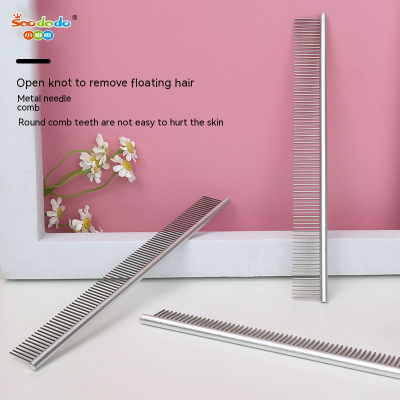 Soododo XDL-92499 Pet comb Pick hair beauty styling in-line comb Cat comb unknot to remove floating hair