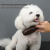 Soododo XDL-95201.08 Pet comb Ebony dog grooming cleaning Pig comb Cat comb removal brush