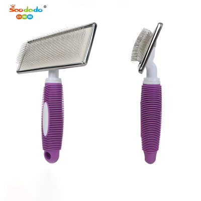 Soododo XDL-92106.03 Dog cat hair comb square head non-stick bead comb open knot to remove floating hair