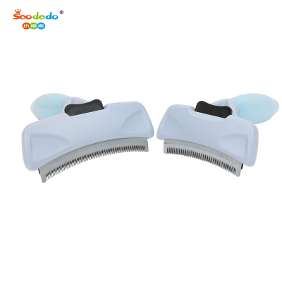 Soododo XDL-90935,90936 Dog Cat hair knife button to float hair comb clean