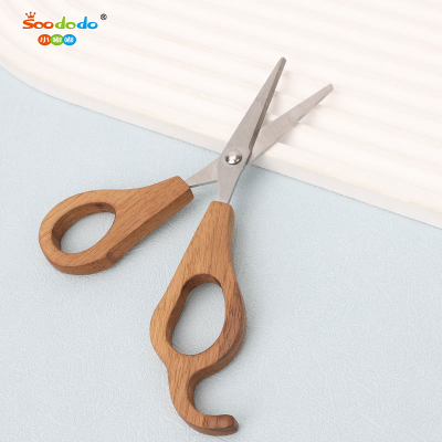 Soododo XDL-MRJD001 Pet solid wood grooming scissors Dog cat hair scissors shape pet scissors