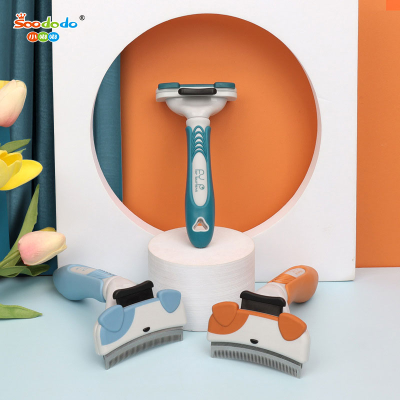 Soododo XDL-Hair removal comb Cat comb curved shaver dog knot removal grooming comb