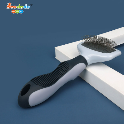 Soododo XDL-94958 Pet hair needle comb Dog cat hair brush Golden fur Teddy groomer unknot to float hair removal comb