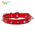 Soododo XDL-XQ001 pu leather bullet riveted dog chain Leather anti-bite accessory collar