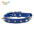 Soododo XDL-XQ001 pu leather bullet riveted dog chain Leather anti-bite accessory collar