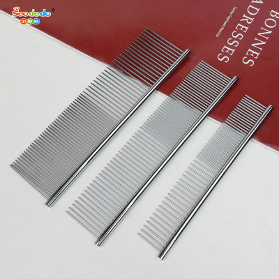 Soododo XDL-92426 Pet grooming tools Row comb needle comb cat and dog universal supplies to float hair open knot massage