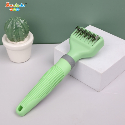 Soododo XDL-94607 Pet knot comb Dog to float hair rake comb Cat comb Clean grooming comb dog comb pet supplies