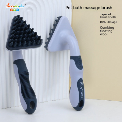 Soododo XDL-94901 Pet bath Massage brush Clean Grooming comb General Purpose brush for cats and dogs to remove floating pet supplies