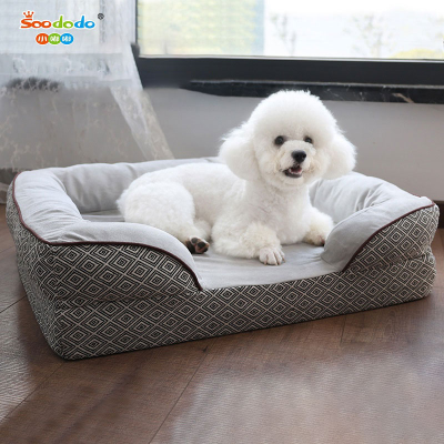 Soododo XDL-93742 Dog kennel four seasons general medium and small dog pet kennel half round dog bed dog mat cat kennel