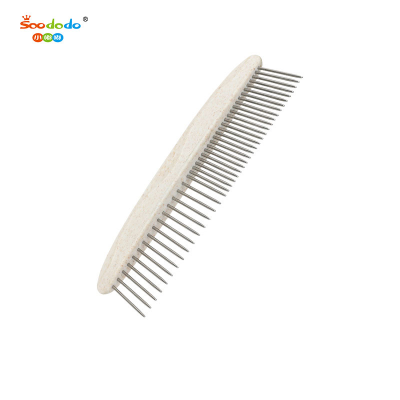 Soododo XDL-91522.04 Pet Supplies Wholesale Pet row comb Dog cat clean to float hair comb factory custom