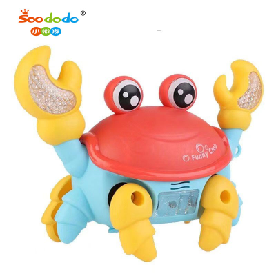 Soododo XDCL022 Children's electric rope funny little crab toy 3D projection crawling toy