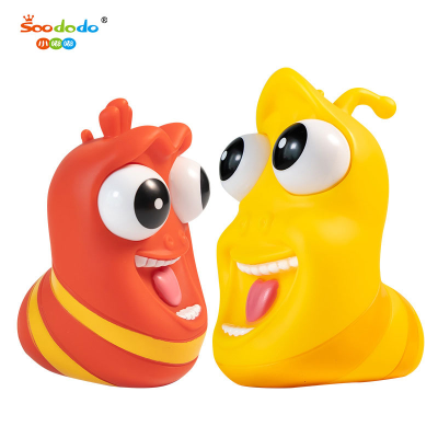 Soododo XDCL5213 Laughing bug larva Pop eye pinch music vent relief toy gift