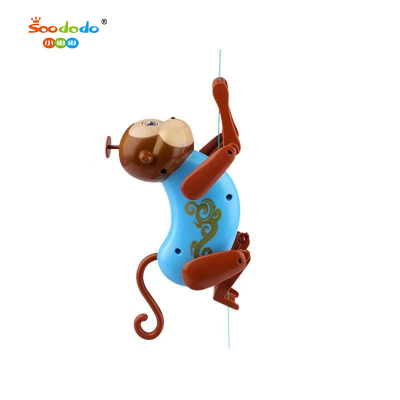 Soododo XDCL8868-1 Little monkey toy that can climb a rope parent-child interactive string educational toy