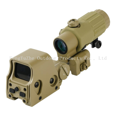 Sand Color Black 553 Quick Release G33 Red and Green Dot Holographic Telescopic Sight Combination with Precise
