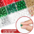 620PCS Christmas Beads for Jewelry Making, Red Green Beads for Bracelets Making Kit, Christmas Clay Beads Charms for Necklace Making Jewelry DIY Crafts Gifts for Girls Kids Adults
