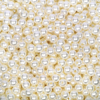Pearl Beads for Jewelry Making 1100pcs 8mm Pearl Craft Beads with Hole Loose Fake Pearls Small Faux Pearls for Jewelry Making Bracelet Necklace DIY, Sewing Decor and Vase Filler