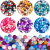 180PCS Silicone Beads for Keychain Making 6 Color Set 12MM Silicone Beads Bulk 30 Colors Rubber Round Bead Round Silicone Beads Rubber Bead for Jewelry Accessories DIY Crafts