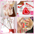 1200Pcs Colorful Heart Plastic Pony Beads Bulk for Valentine's Party Christmas Jewelry Making Necklace Bracelets Earrings Hair Beads DIY Crafts Supplies (600 Large and 600 Small)