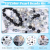 580 PCS Glasses Beads for Jewelry Making -  15 Colors DIY Glass Glasses Beads with 2mm Holes, Pearl Beads for DIY Necklace Bracelet (15 Colors)