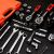 Auto Repair Tool Set Socket Ratchet Wrench Car Repair Car Multi-Function Sleeve Casing Combination Toolbox