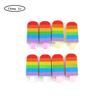 Resin Jewelry Accessories Rainbow Ice Cream Creative Phone Case DIY Material Package Barrettes Homemade by Hand