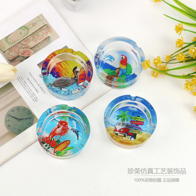 Glass Ashtray Cigarette Accessories Office Home Living Room and Hotel Creative Cartoon Unique Customized Factory Wholesale