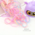 Cartoon Bottled Girls' Disposable Colored Rubber Band Highly Elastic Hair Rope Girls' Baby Hair Tie Cute Small Pull