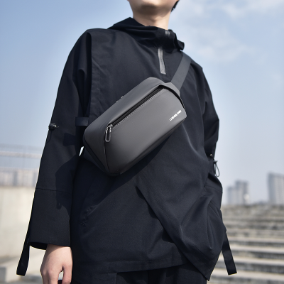 New Cross-Border Men's Waist Bag Korean Style Functional Chest Bag Simple Fashion Shoulder Bag Sports Multifunctional Messenger Bag