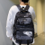 New High-Grade Personalized Graffiti Student Schoolbag Street Fashion Fashion Brand Casual Backpack Men's and Women's Backpack